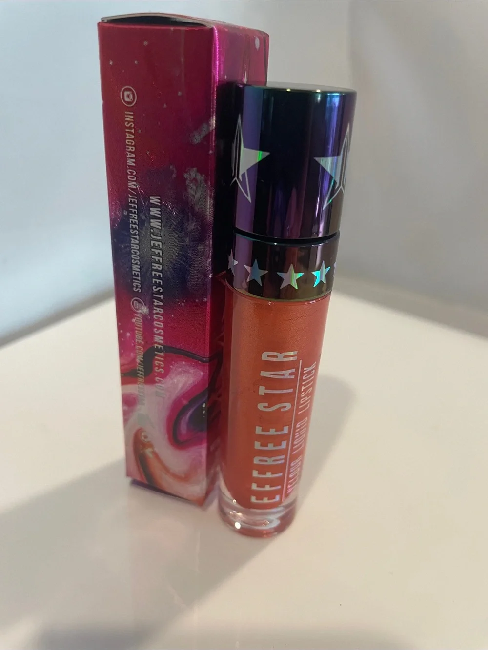 Jeffree Star ⭐️ Mindbender Metallic Orange Velour Liquid Lipstick